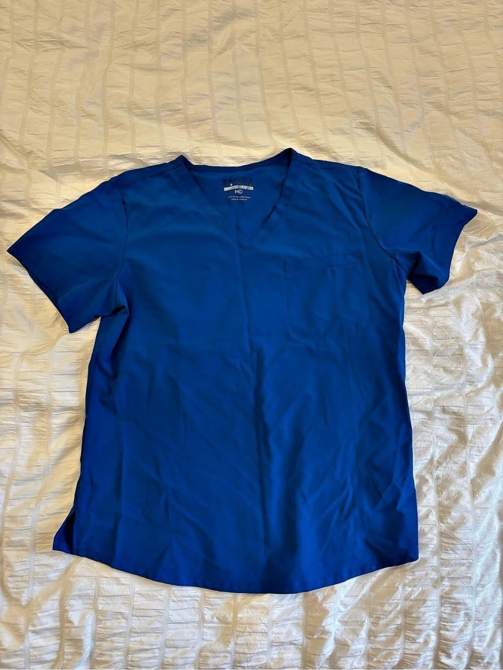 Royal Blue Scrub Set - Picture 2 of 4
